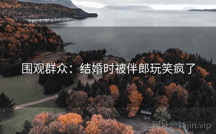 围观群众：结婚时被伴郎玩笑疯了