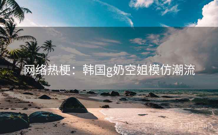 网络热梗：韩国g奶空姐模仿潮流